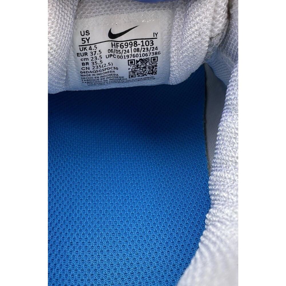Nike Zoom Vomero 5 GS Pure Platinum Photo Blue HF6998-103 Size 5Y / Women 6.5 - Picture 11 of 11